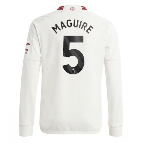 Moški Nogometni dresi Manchester United Harry Maguire #5 Tretji 2023-24 Dolgi Rokav